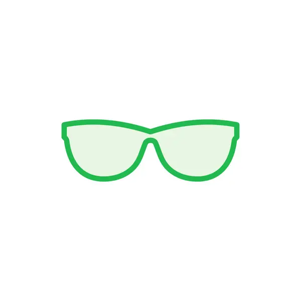 Gözlük Simgesi Ayarlandı Gözlük Vektör Simgesi — Stok Vektör