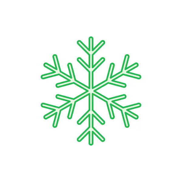 Σετ Εικονίδιο Χιονιού Διάνυσμα Εικονιδίου Νιφάδας Χιονιού — Διανυσματικό Αρχείο