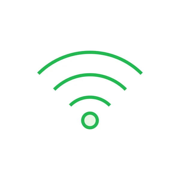 Set Icone Wifi Icona Del Vettore Segnale Vettore Icona Wireless — Vettoriale Stock