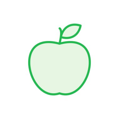 Elma simgesi seti. Elma vektör simgesi. Web tasarımınız için elma sembolleri.