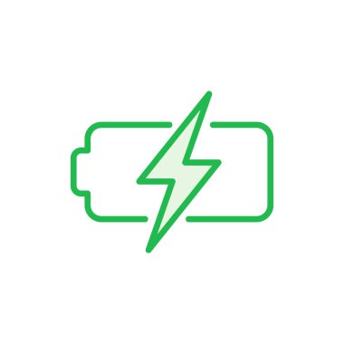 Batarya simgesi ayarlandı. Şarj seviyesi. pil yükleme simgesi