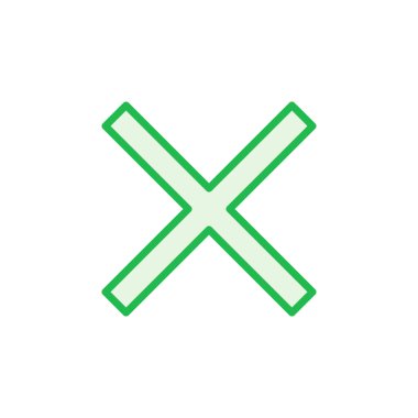 Simgeyi kapat. Simge vektörünü sil. çapraz işaret