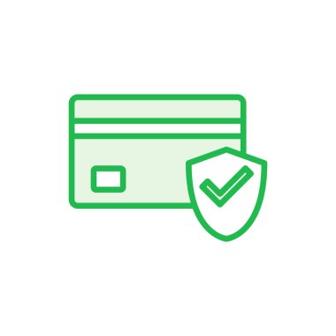 Kredi kartı simgesi seti. Kredi kartı ödeme simgesi vektörü