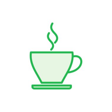 Kahve fincanı ikonu seti. Bir kahve ikonu vektörünü kap.