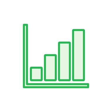 Büyüyen grafik simgesi seti. Grafik simgesi. diyagram simgesi