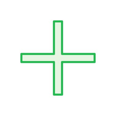 Artı simge seti. Artı simge ekle