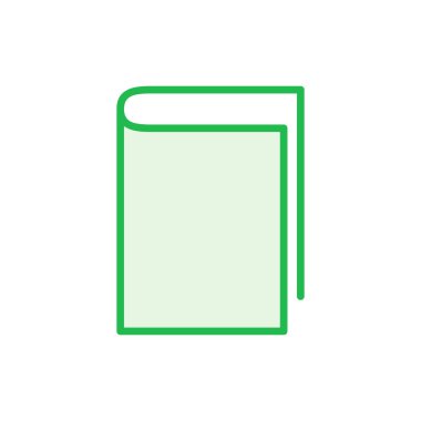 Kitap simgesi ayarlandı. Kitap simgesi vektörünü aç. Kitap simgesi