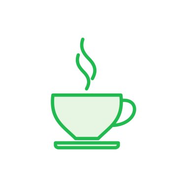 Kahve fincanı ikonu seti. Bir kahve ikonu vektörünü kap.