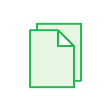 Belge simgesi ayarlandı. Kağıt ikonu. Dosya Simgesi