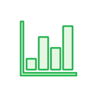 Büyüyen grafik simgesi seti. Grafik simgesi. diyagram simgesi