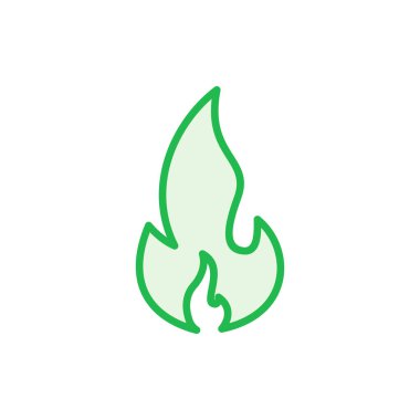 İkon ateşlendi. ateş vektör simgesi