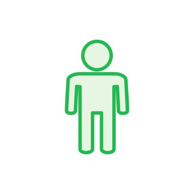 Erkek simgesi seti. Erkek ikon vektörü. insan sembolü