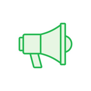 Megafon simgesi seti. Hoparlör simgesi vektörü.