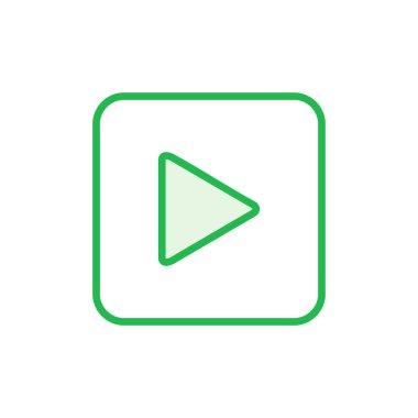 Simge setini çal. Düğme vektör simgesini çal