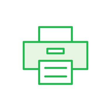 Yazdırma simgesi seti. yazıcı simgesi vektörü. 