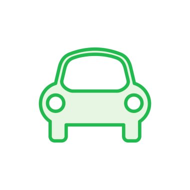 Araba ikonu ayarlandı. Araba vektör simgesi. küçük sedan