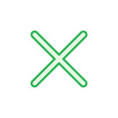 Simgeyi kapat. Simge vektörünü sil. çapraz işaret