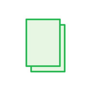 Belge simgesi ayarlandı. Kağıt ikonu. Dosya Simgesi