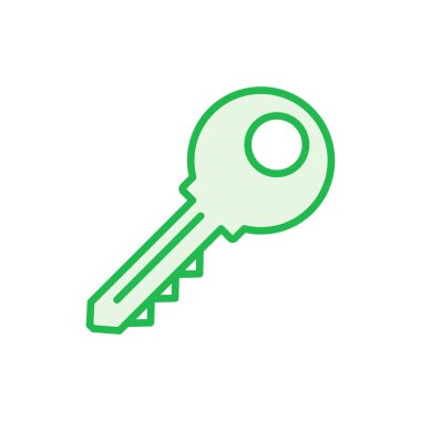 Anahtar simgesi ayarlandı. Anahtar vektör simgesi. Anahtar simgesi