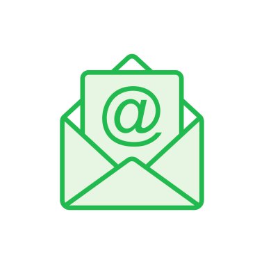 Posta simgesi seti. e- posta simgesi vektörü. E- posta simgesi. Zarf illüstrasyonu