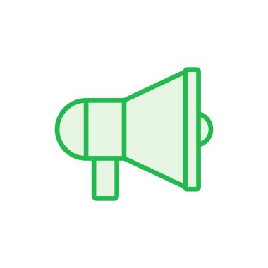 Megafon simgesi seti. Hoparlör simgesi vektörü.