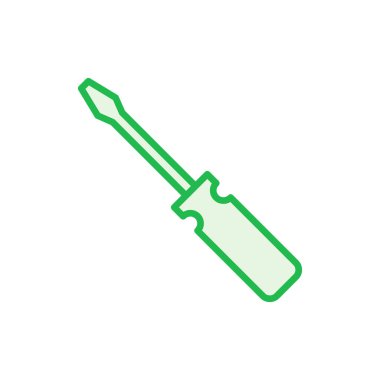 Tornavida simgesi seti. araçlar simgesi vektörü