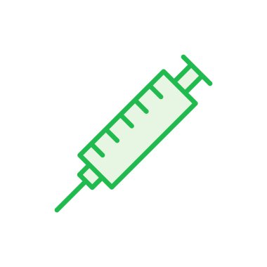Şırınga ikonu hazır. enjeksiyon simgesi vektörü.