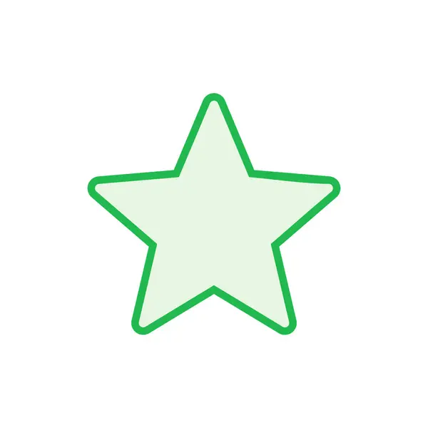 Star Icon Set Rating Icon Vector Favourite Star Icon — Stock Vector