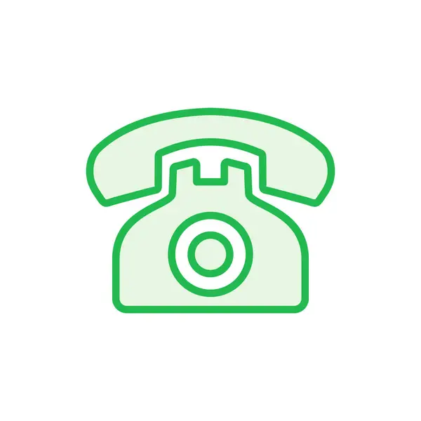 Telephone Icon Set Phone Icon Vector — Stock Vector