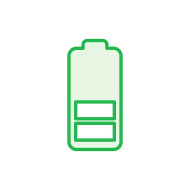 Batarya simgesi ayarlandı. Şarj seviyesi. pil yükleme simgesi