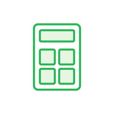 Hesap makinesi simgesi seti. Hesap makinesi simgesi. hesap makinesi vektörü