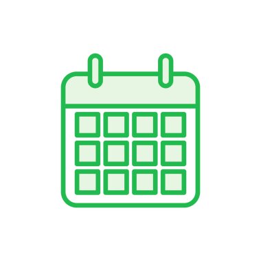 Takvim simgesi ayarlandı. Takvim sembolü. takvim vektör simgesi