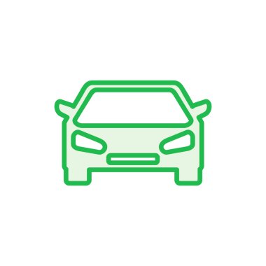 Araba ikonu ayarlandı. Araba vektör simgesi. küçük sedan