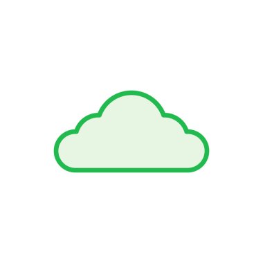 Bulut simgesi hazır. bulut vektörü simgesi