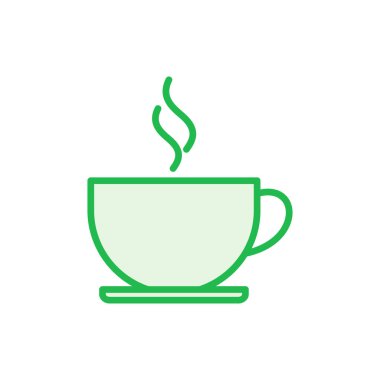 Kahve fincanı ikonu seti. Bir kahve ikonu vektörünü kap.