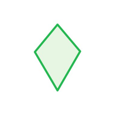 Kite simgesi seti. Uçurtma vektör simgesi.