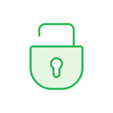 Kilit simgesi ayarlandı. Asma kilit ikon vektörü. Şifreleme simgesi. Güvenlik sembolü