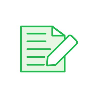 Not simgesi ayarlandı. not defteri simgesi vektörü