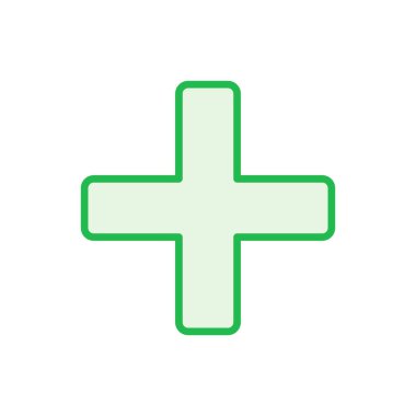 Artı simge seti. Artı simge ekle