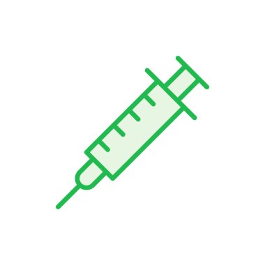 Şırınga ikonu hazır. enjeksiyon simgesi vektörü.