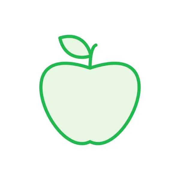 Elma Simgesi Seti Elma Vektör Simgesi Web Tasarımınız Için Elma — Stok Vektör
