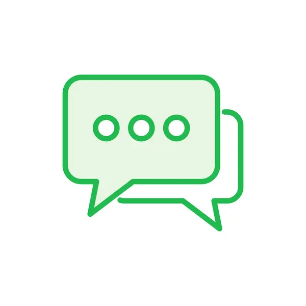 Chat Icon Set Speech Bubble Icon Comment Icon Vector Message — Stock Vector
