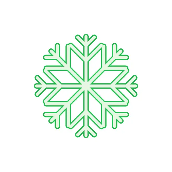 Σετ Εικονίδιο Χιονιού Διάνυσμα Εικονιδίου Νιφάδας Χιονιού — Διανυσματικό Αρχείο