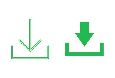 Simge indir. Vektör simgesi indir