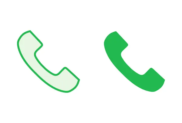 Appelle Icône Icône Téléphone Vecteur Téléphone Icône Vecteur Nous Contacter — Image vectorielle