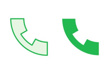 Simge seti. Telefon simgesi vektörü. Telefon simgesi vektörü. Bizimle irtibata geç 