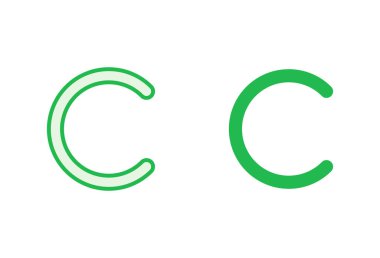 Telif hakkı simgesi seti. telif hakkı sembolleri