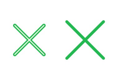 Simgeyi kapat. Simge vektörünü sil. çapraz işaret