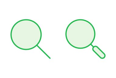 Arama simgesi ayarlandı. Büyüteç simgesini ara