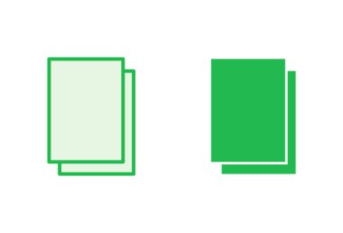 Belge simgesi ayarlandı. Kağıt ikonu. Dosya Simgesi